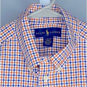 Ralph Lauren Boys Button Down Size L 14-16